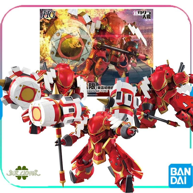 

BANDAI Original GUNDAM SAKURA WARS HG SPIRICLE STRIKER MUGEN HATSUHO SHINONOME TYPE Anime Action Figure Assembly Model Toys