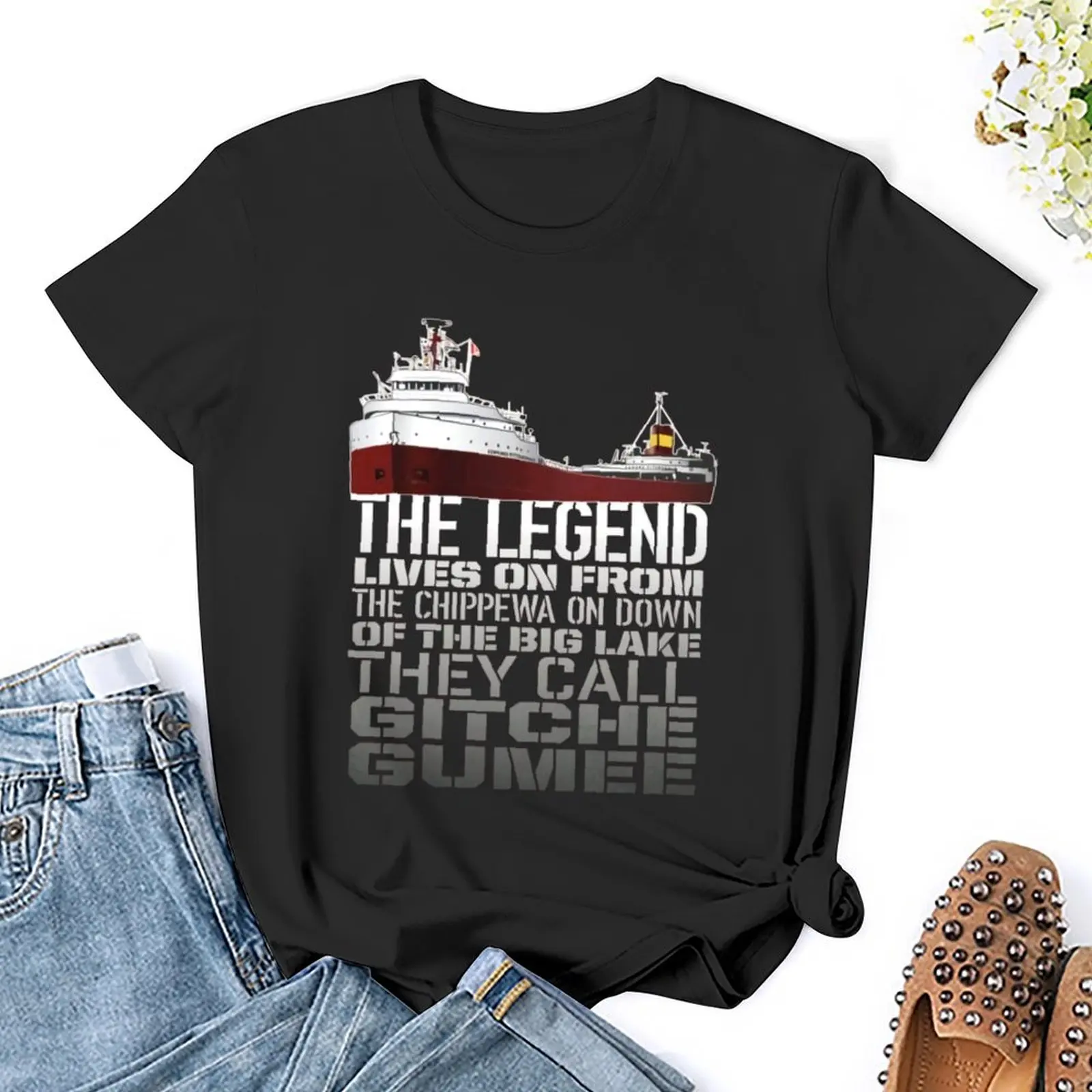 Jessui męskie s ss Edmund Fitzgerald T-Shirt koszulki damskie ubrania