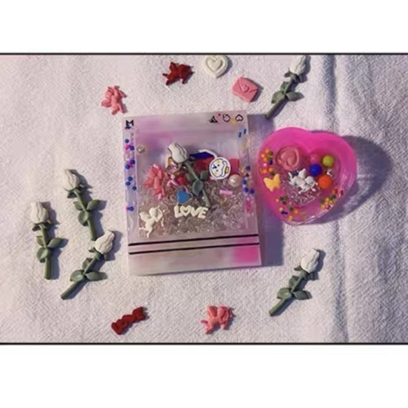 Resin Shaker Fillings Molds Rose Epoxy Resin Molds for Quicksand Casting Mold