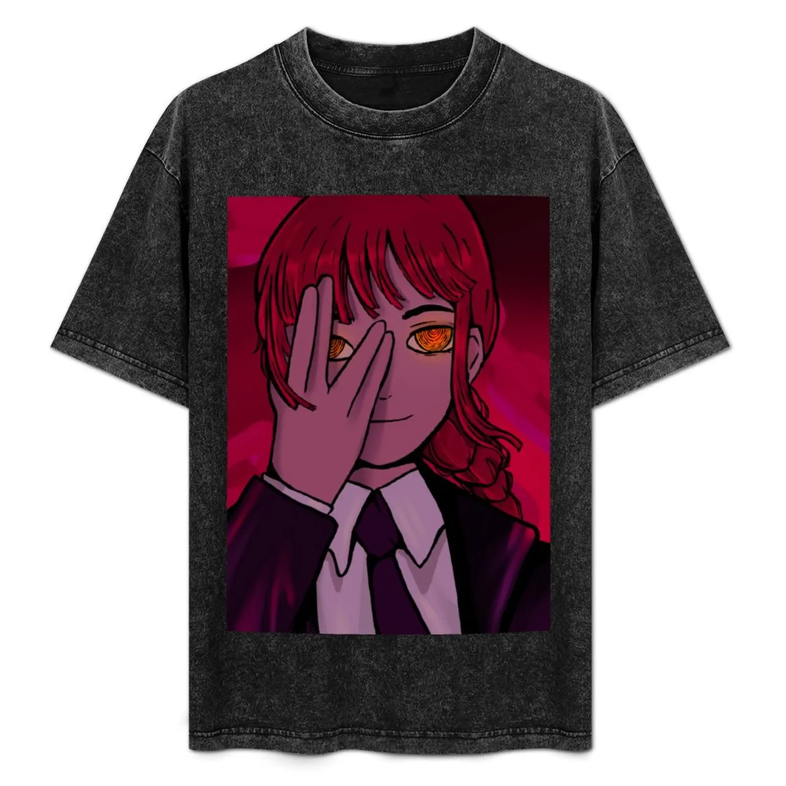 

Makima is watching T-Shirt topping shirts graphic shirts graphic tee plain white t shirts men