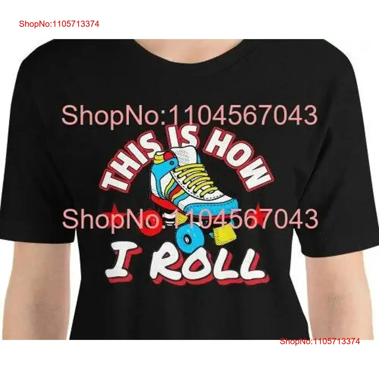 Roller Skate T Shirt This Is How I Roll Funny Rollerskating Quad vintage Washed Comfortable homme Casual Breathable fashion