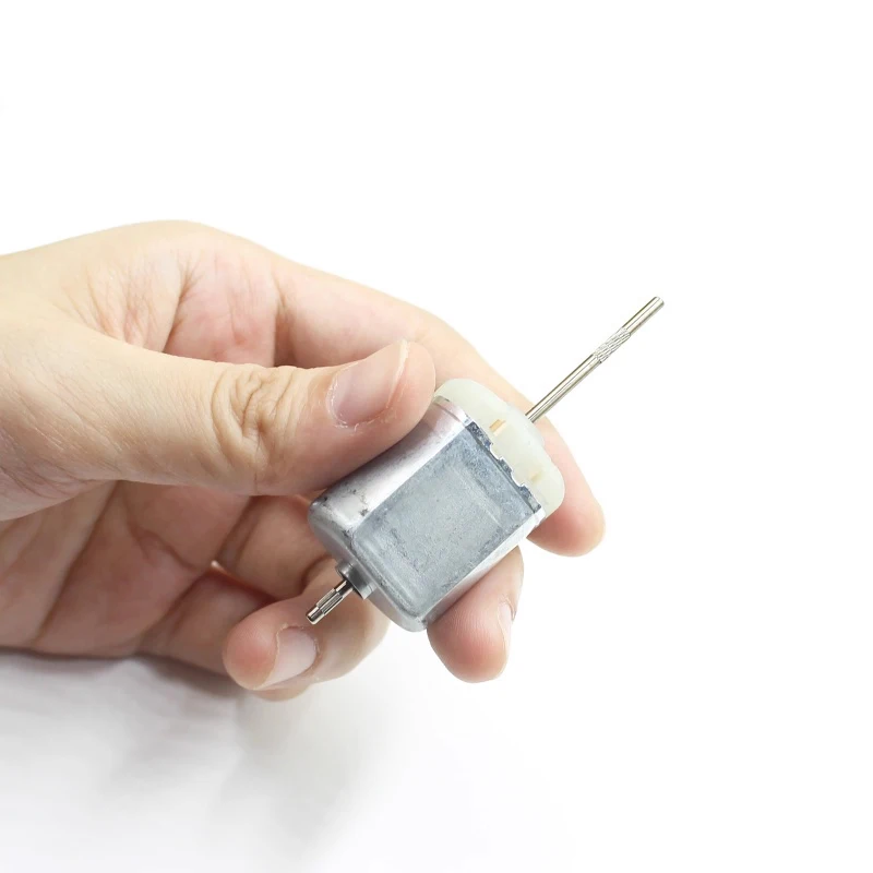 

Mini Flat Electric Motor for Car Door Lock and Rearview Mirror Repair, Dual Knurled Shaft, 24mm, 280 DC, 12V, 7800RPM, FC-280SC