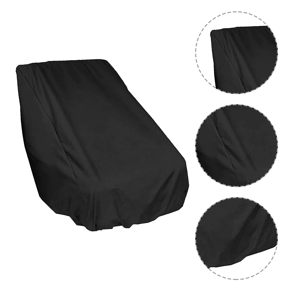 

210D Waterproof Boat Seat Covers 56x61x64cm Durable Oxford Cloth Captain Chair Protector Easy Install Marine Accessories