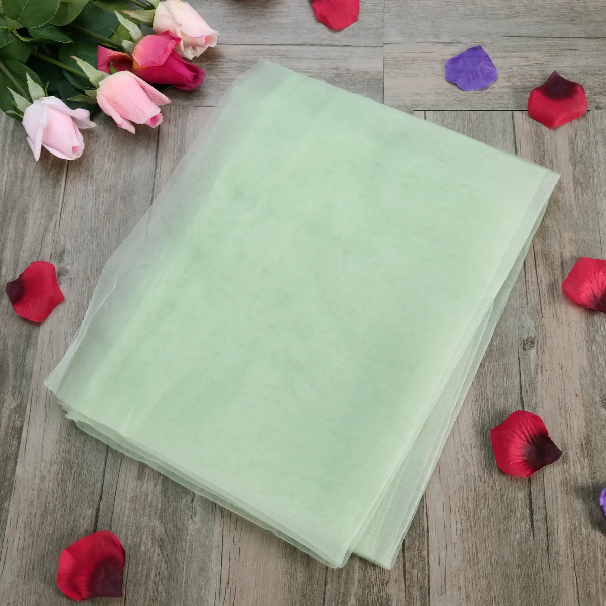 

Green Solid Color Transparent Tulle Window Sheer Voile Curtains Wedding Bedroom Kitchen Living Room Transparent Curtains