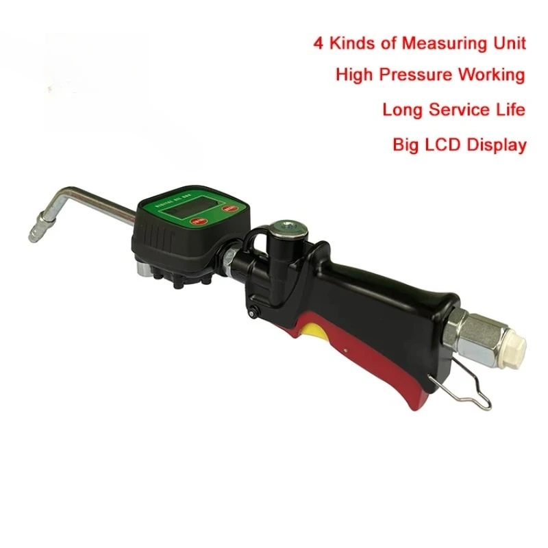High Pressure Lubricating Oil Transfer Control Valve Barrel Dispenser Nozzle Dispensing Counter Gun