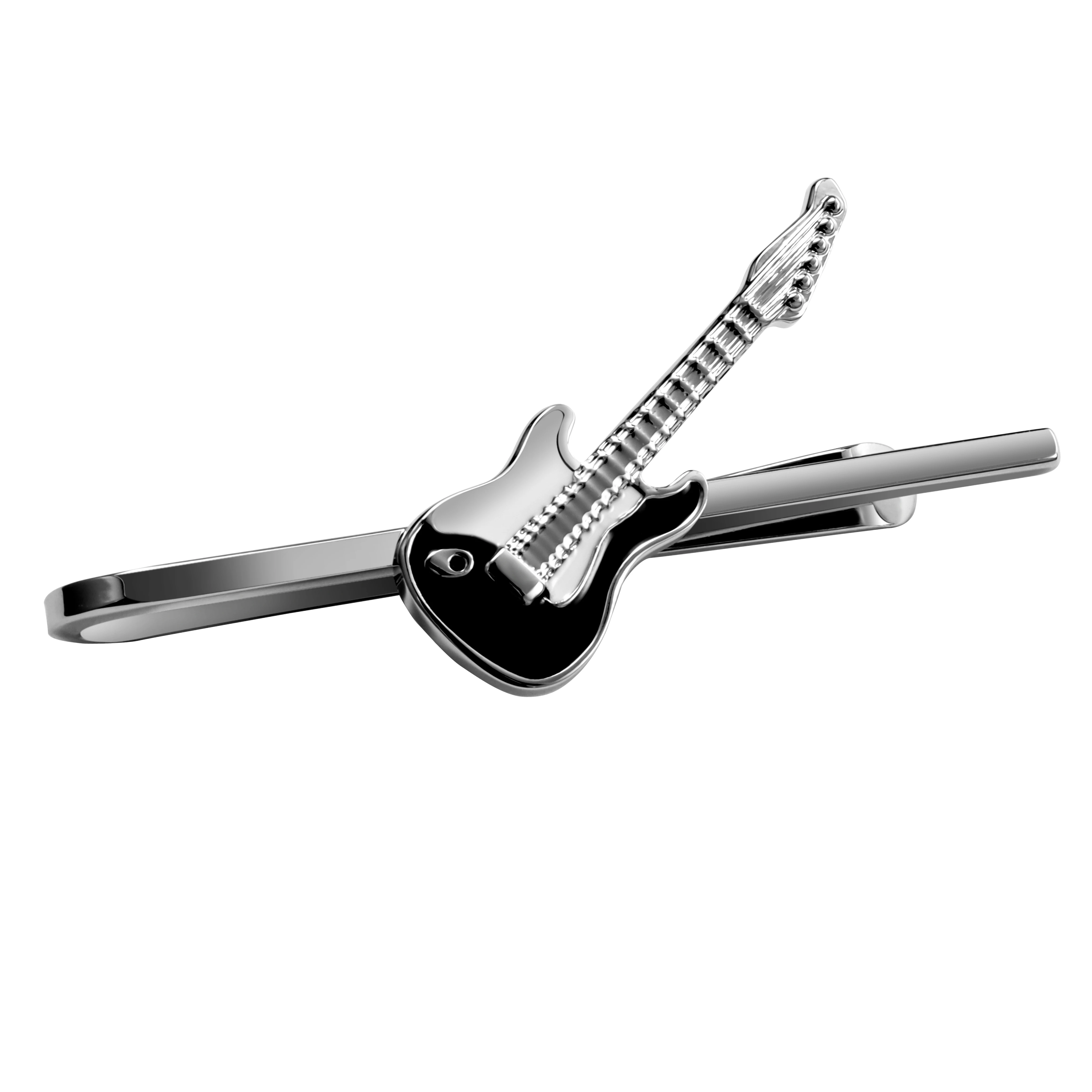 HAWSON men\'s tie clip, novelty instrument musical tie bar clip for men, fun tie clip for parties