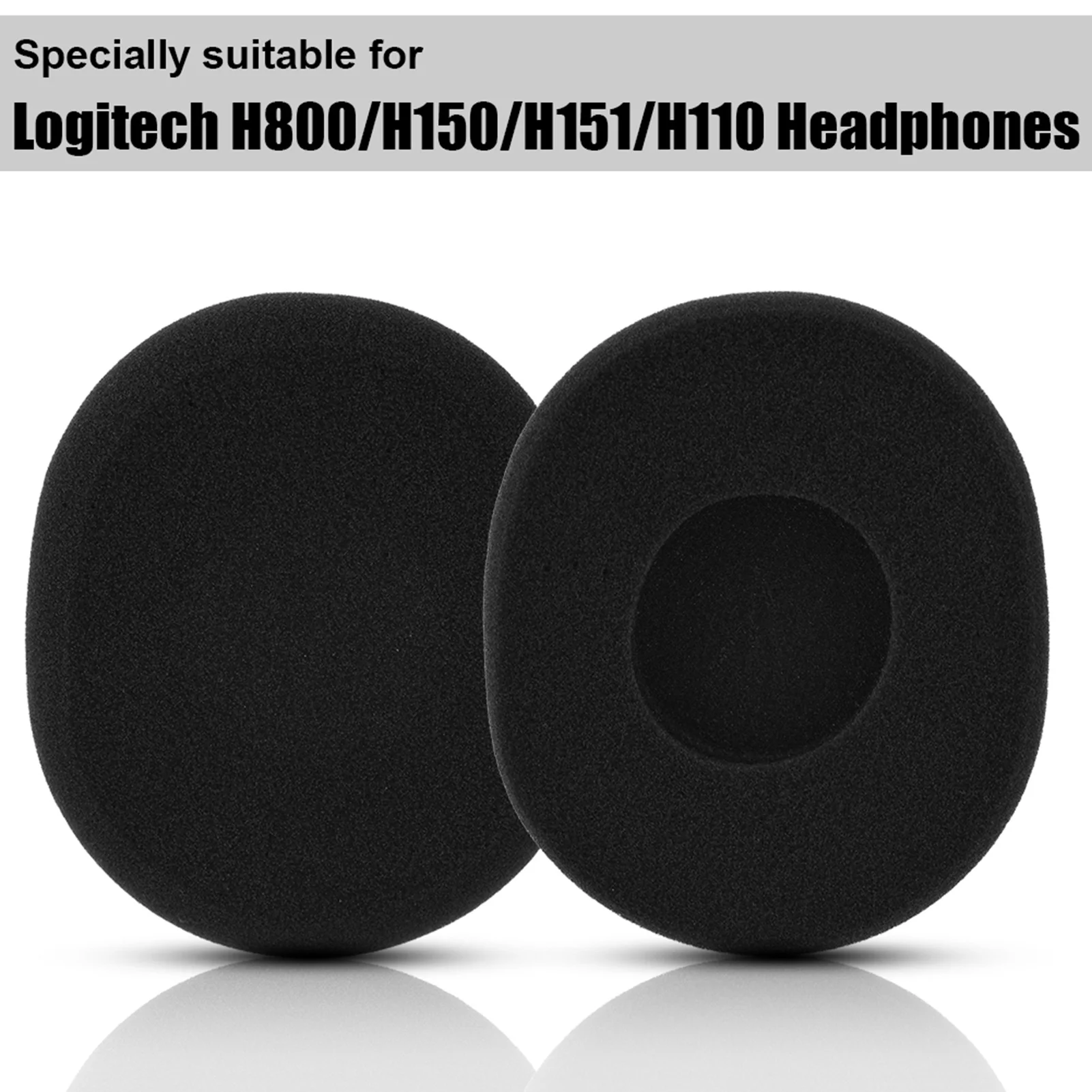 Ear Pads Lossless  Foam Headphone Cover Comfortable Foam Earbuds for Logitech H800 H150 H110 Foam Headphone Covers