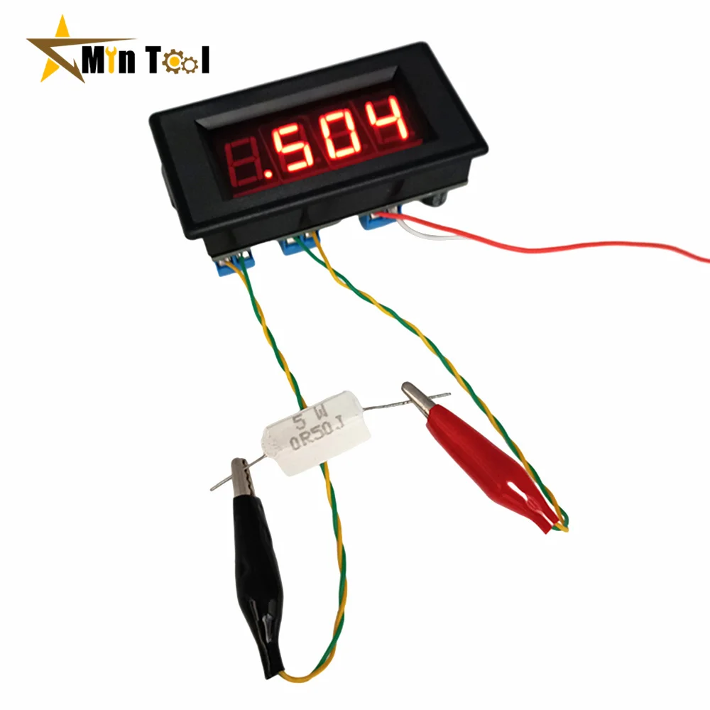 ICL7107 5V DC Digital Resistance Tester DIY Electronic Kit Module 5V 35mA Red Display Solder Training Suite DIY Learner Kit