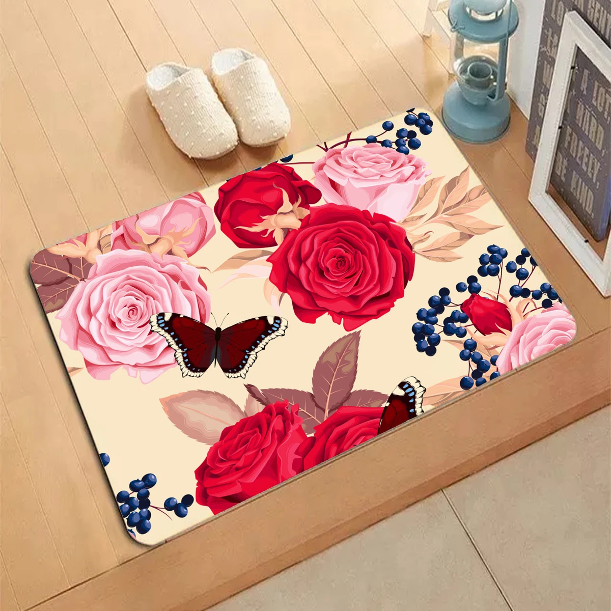 Please Remove Your Shoes Pattern Carpet Entrance Doormat Non-slip Living Room Kitchen Bedroom Decor Rug Floor Mats Home Decor