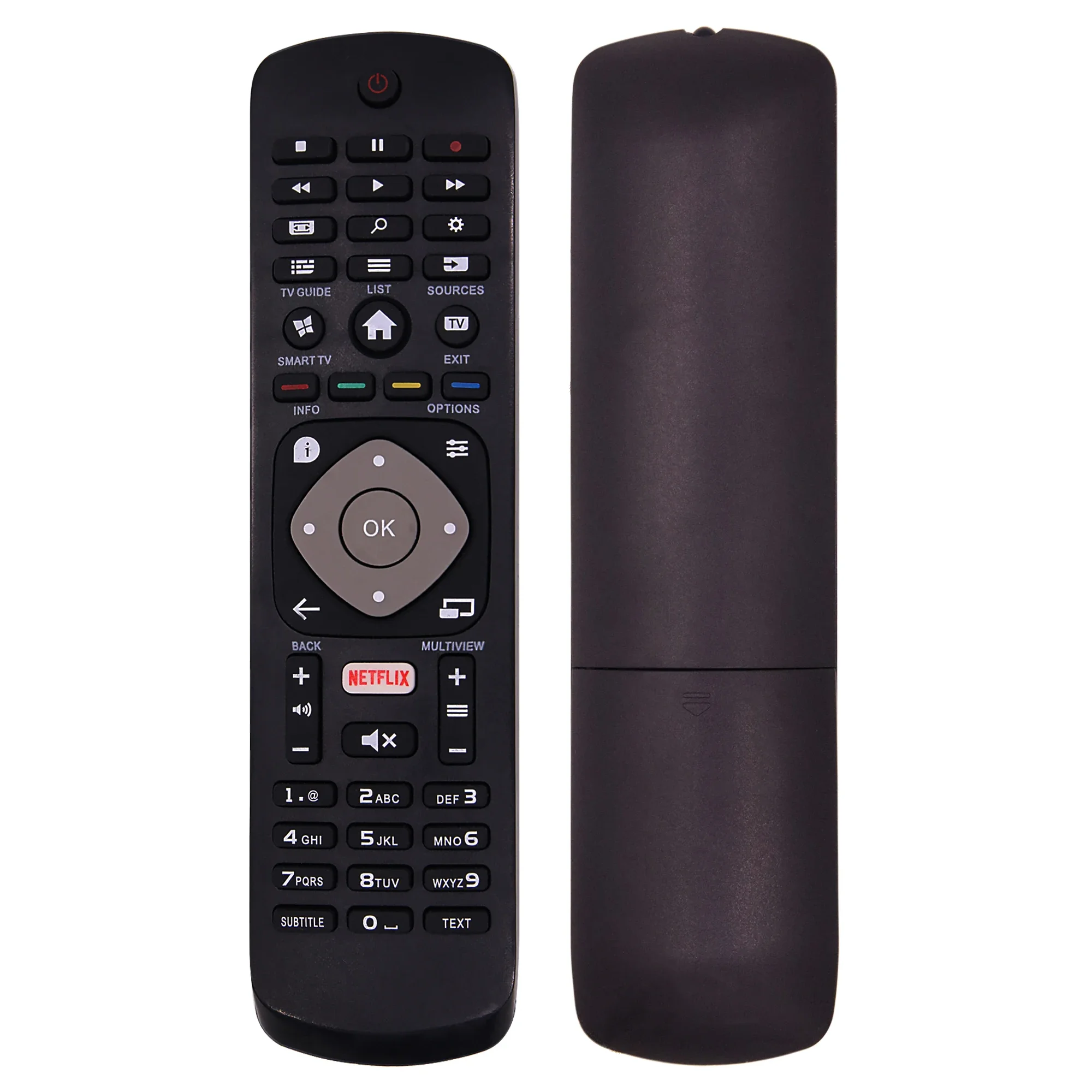 398GR08B Replacement Remote Control for Philips Suitable for Netflix HOF16H303GPD