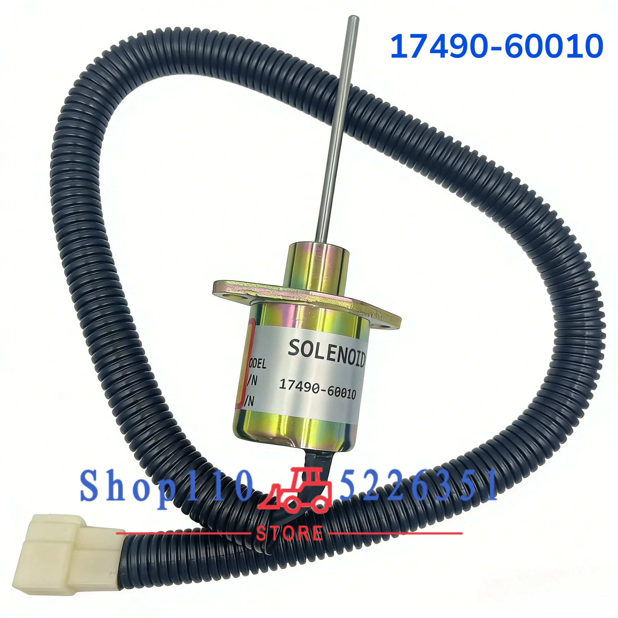 

SA-4310-12 17490-60010 Соленоид остановки топлива 12 В для Kubota D1703 D1005 D1105 D905 V1205 V1305 V1505 V1505T