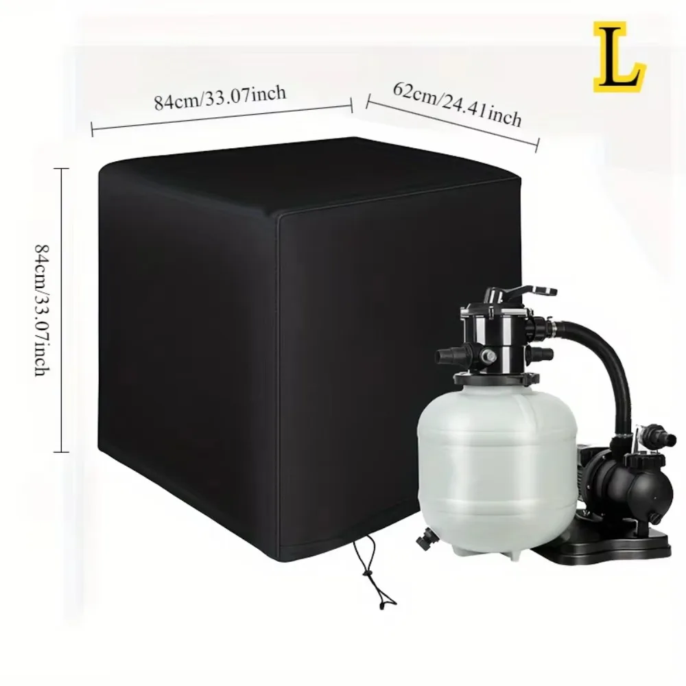 Outdoor Water Pump Cover Swimming Pool Equipment Protection Filter System Cover Weatherproof Heavy Duty Durable