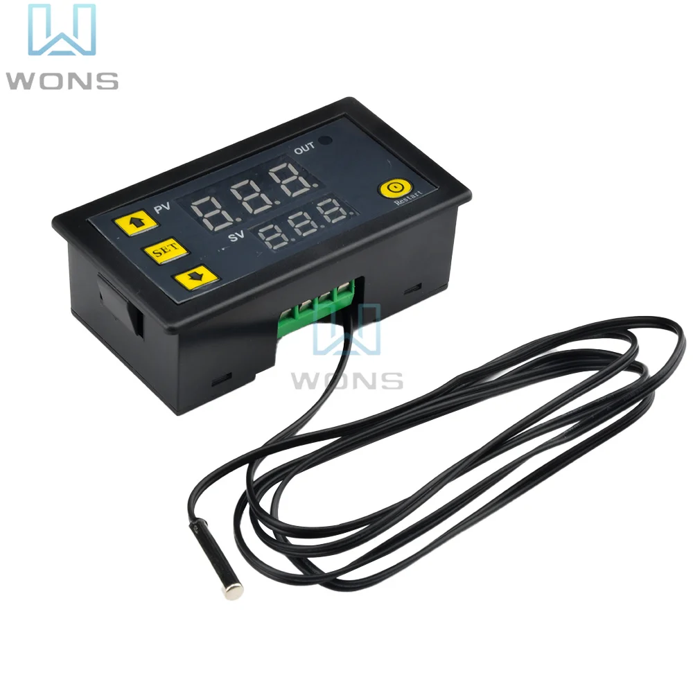 Digitaler Thermostat W3230 AC 110-220V Digitale Temperaturregelung LED-Display Thermostat mit Heiz-/Kühlregelungsinstrument – Detail 9