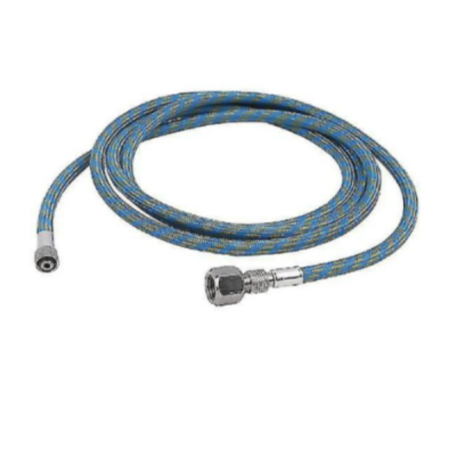 Airbrush Adapter Set with Quick Disconnect Fittings Metal Airbrush Connector Kit Braided Hose with Quick Connector Silver-Toned