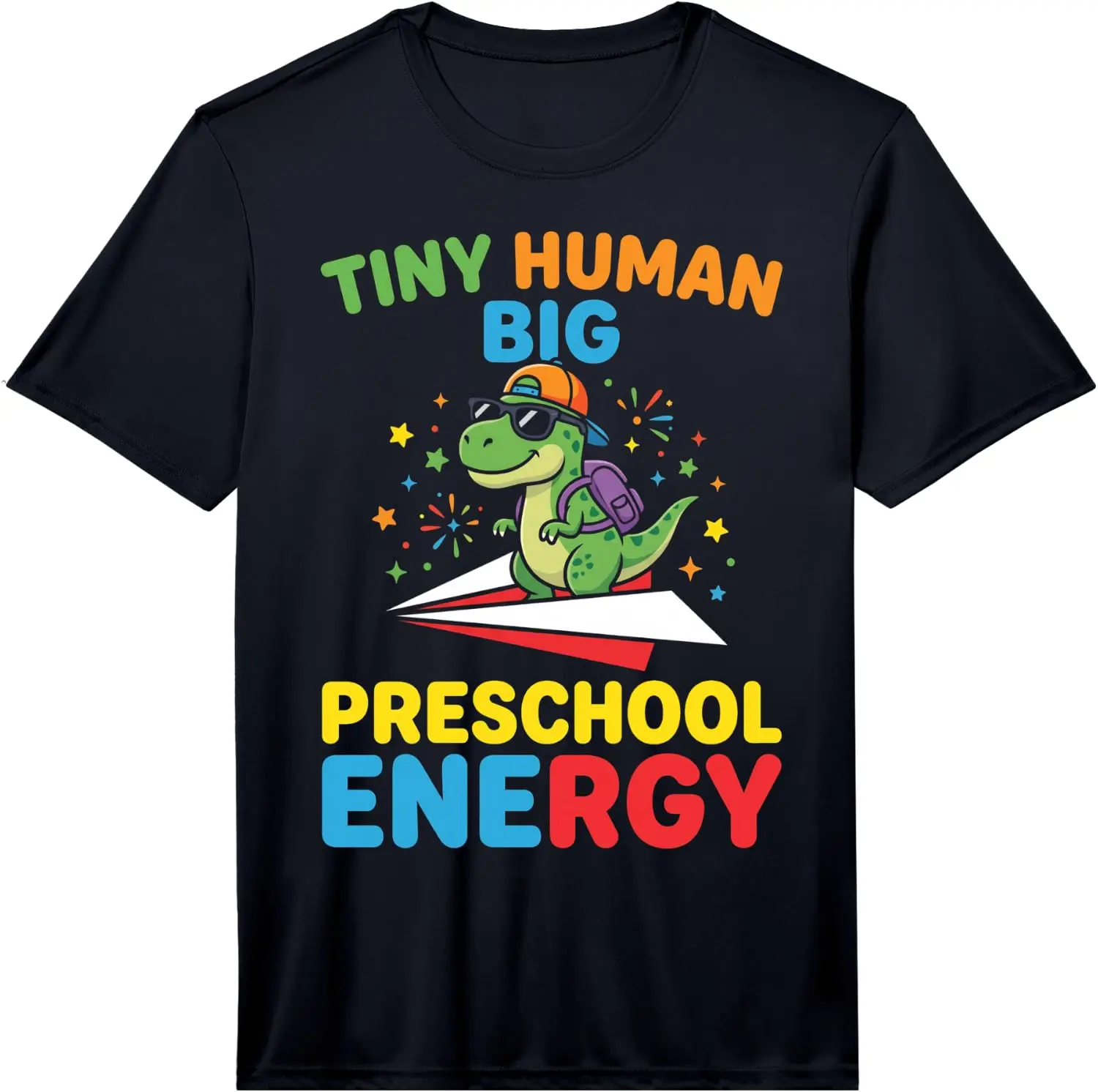 Funny Dinosaur Back To School Performance T-Shirt