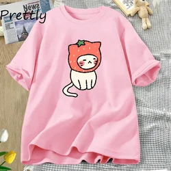 Yoongi Cat T-shirt Funny Printed Cotton Short Sleeve Tees Summer Unisex Women Men T Shirt Casual Round Neck T Shirts Streetwear