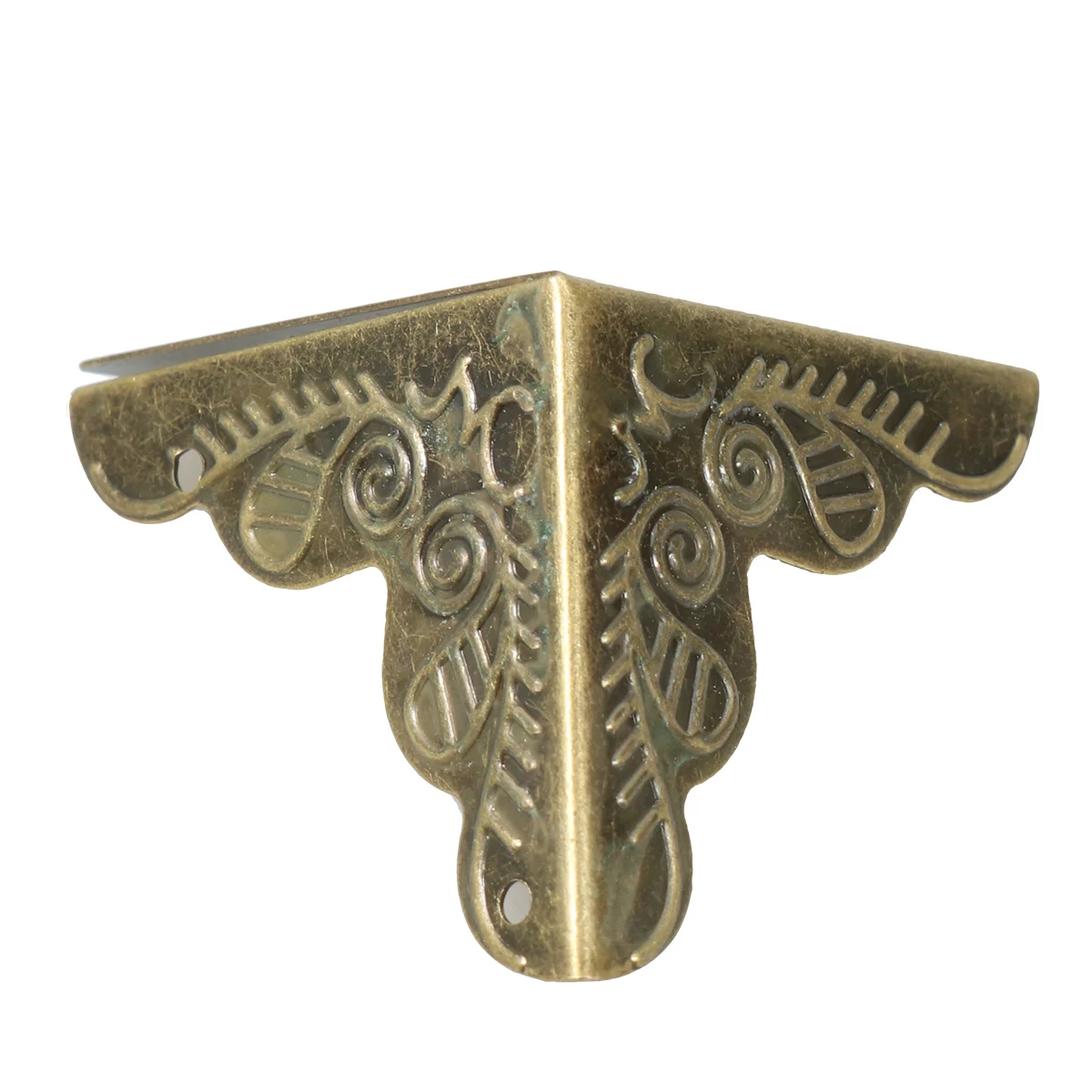 

30 Pcs Furniture Corner Guards Covers Protectors Hardware Zinc Alloy Desk Table Dresser Box 25x25x25cm Bronze Easy Install