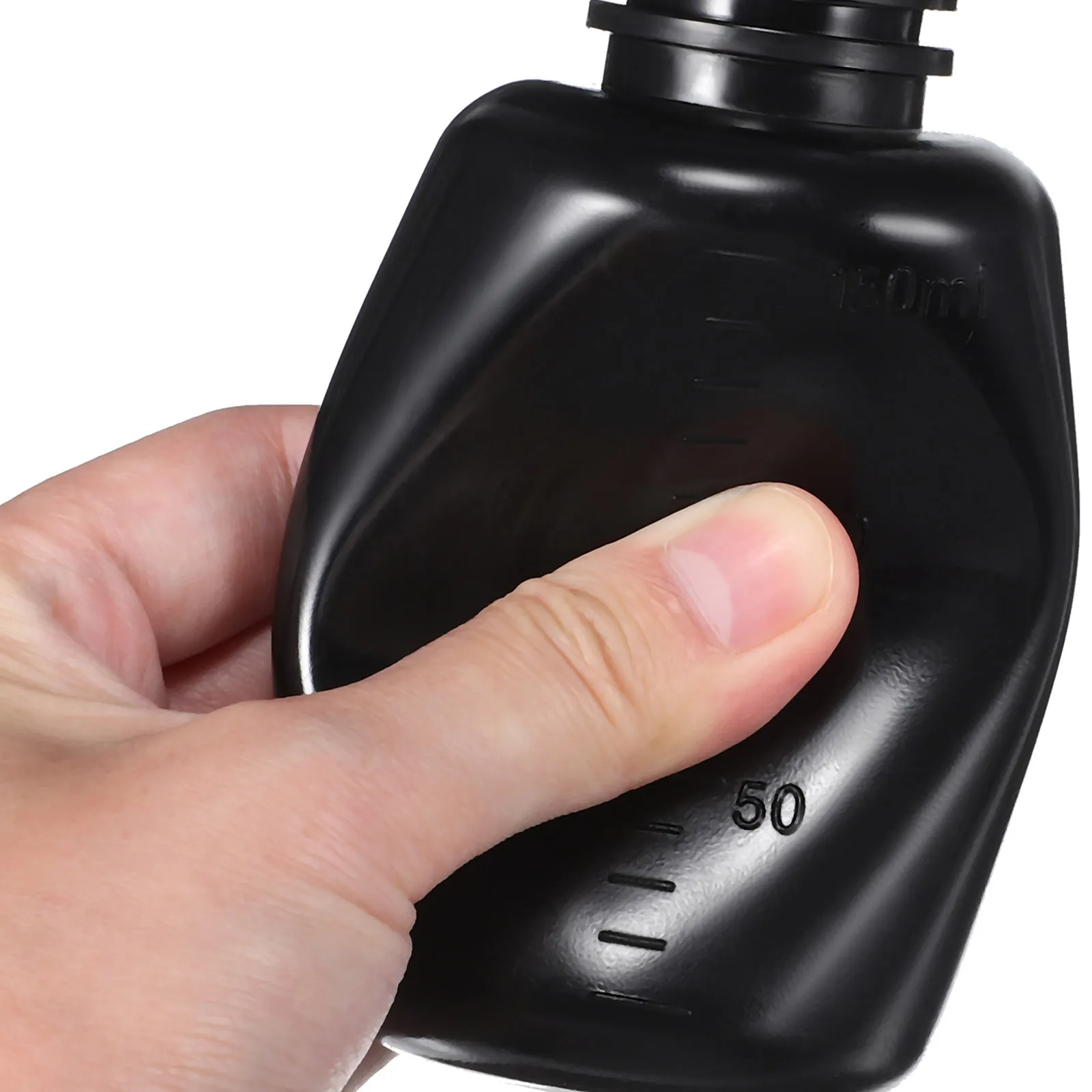 

3 Pcs Black 150ml Empty Plastic Wash Bottle Lightweight Leakproof Squeeze Bottles for Shampoo Oil Lotion Paint Watering