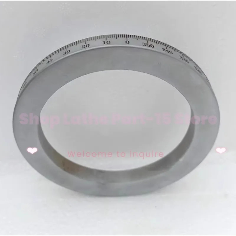 Outer Diameter 125 Inner Hole 95 Thickness 10/12 Machine Tool Scale Ring 0-360 Degree Steel Scale 360 ​​grid Scale Ring