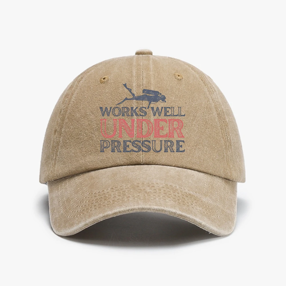 Scuba Diving hat Funny Scuba Diving Baseball Cap Diver Humor sunhat Ocean Lover Unisex Versatile Sun-protective caps