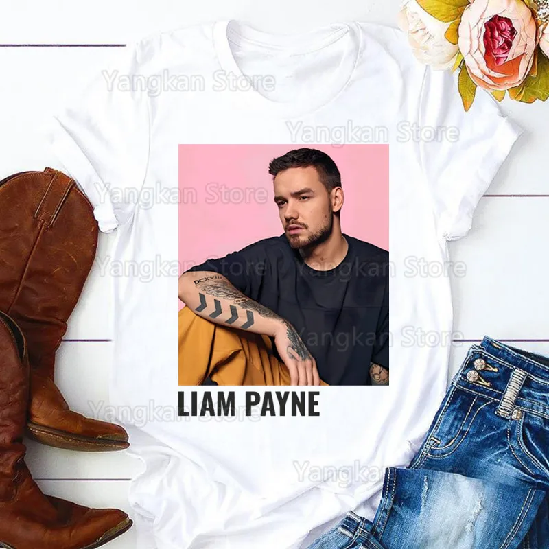 Liam Payne T Shirt Casual Funny Tshirts Kawaii Tees Top Hipster Female Harajuku Short Sleeves Shirts Woman Clothes