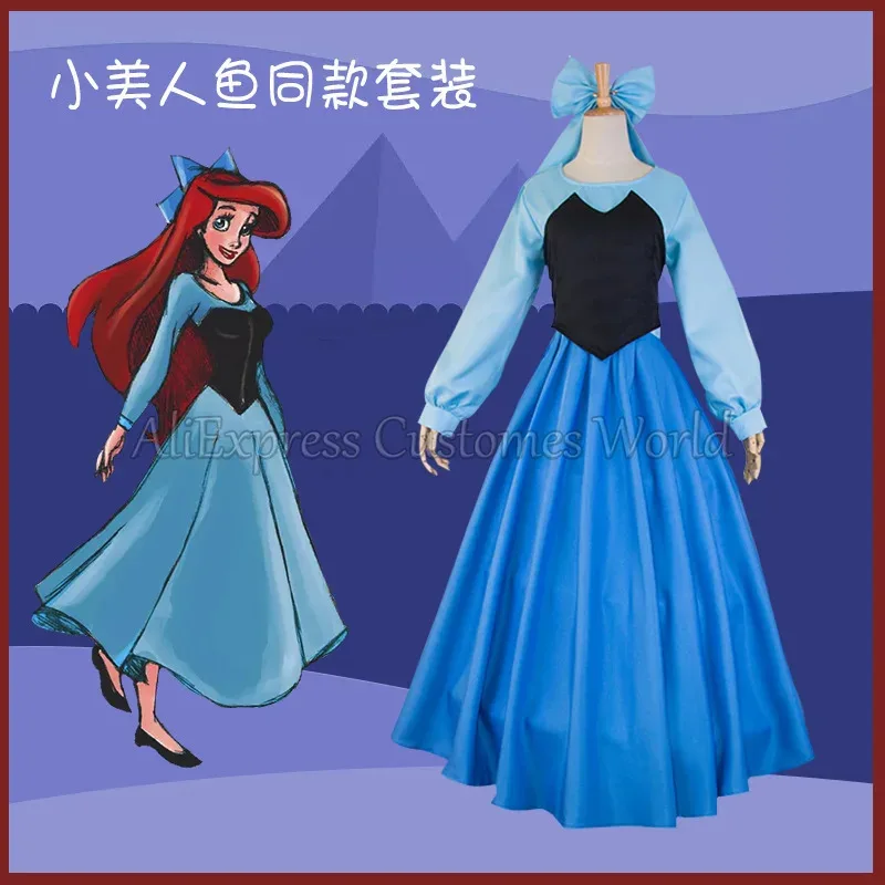 

Anime Dis Cos Ariel Costume The Little Mermaid Cosplay Costume Ariel Clothes Princess Dress Halloween Carnival Adult for Women