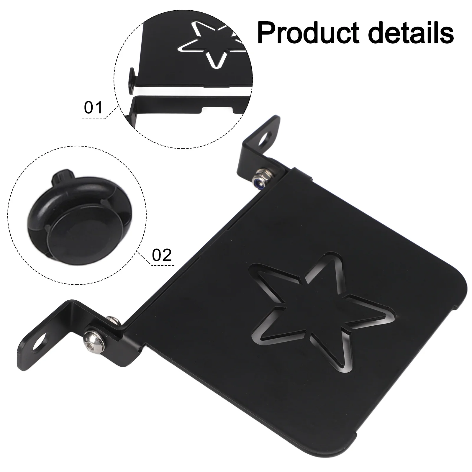 Flip Seat Support Bracket For Can-Am Spyder RT 2020+ Aluminum Alloy Black Quick Install Motorcycle Backrest Accessories