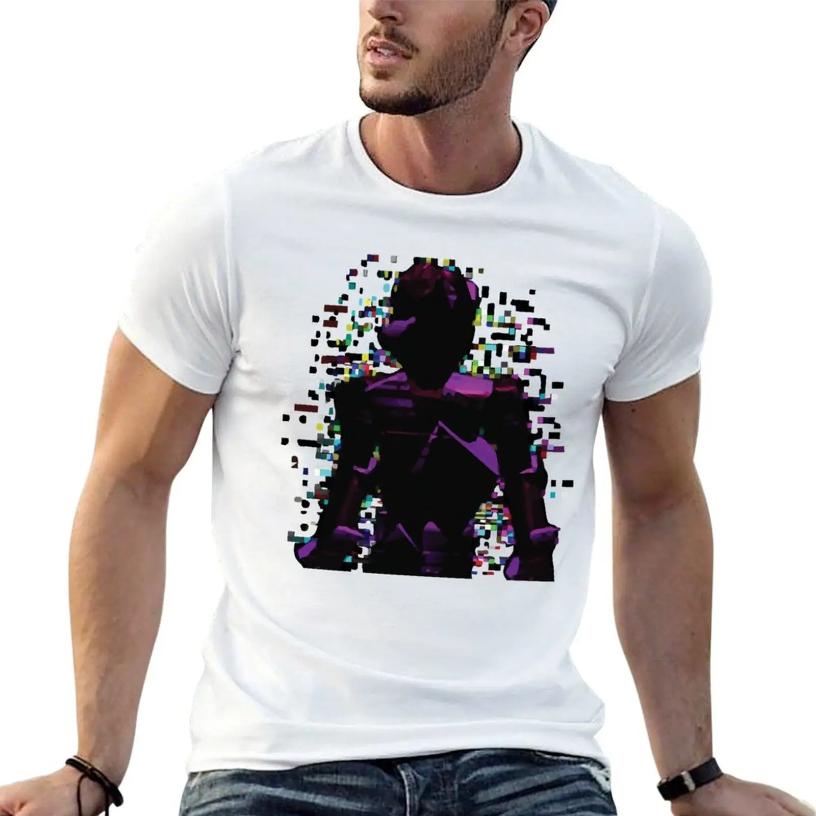 

DOORS - Glitch hide and Seek horror T-Shirt t shirt custom print t shirts for man graphic funny T-Shirt