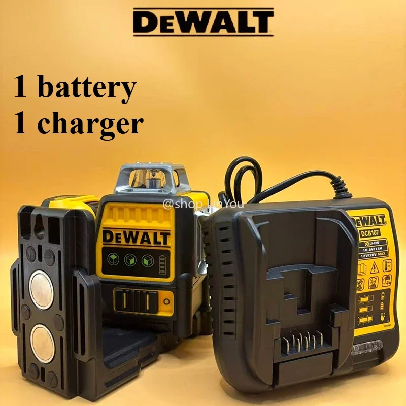 

Лазерный нивелир DEWALT DW089LG 12В, самовыравнивающийся, 12 линий, 3 плоскости*360 градусов, для горизонтальных и вертикальных разметок