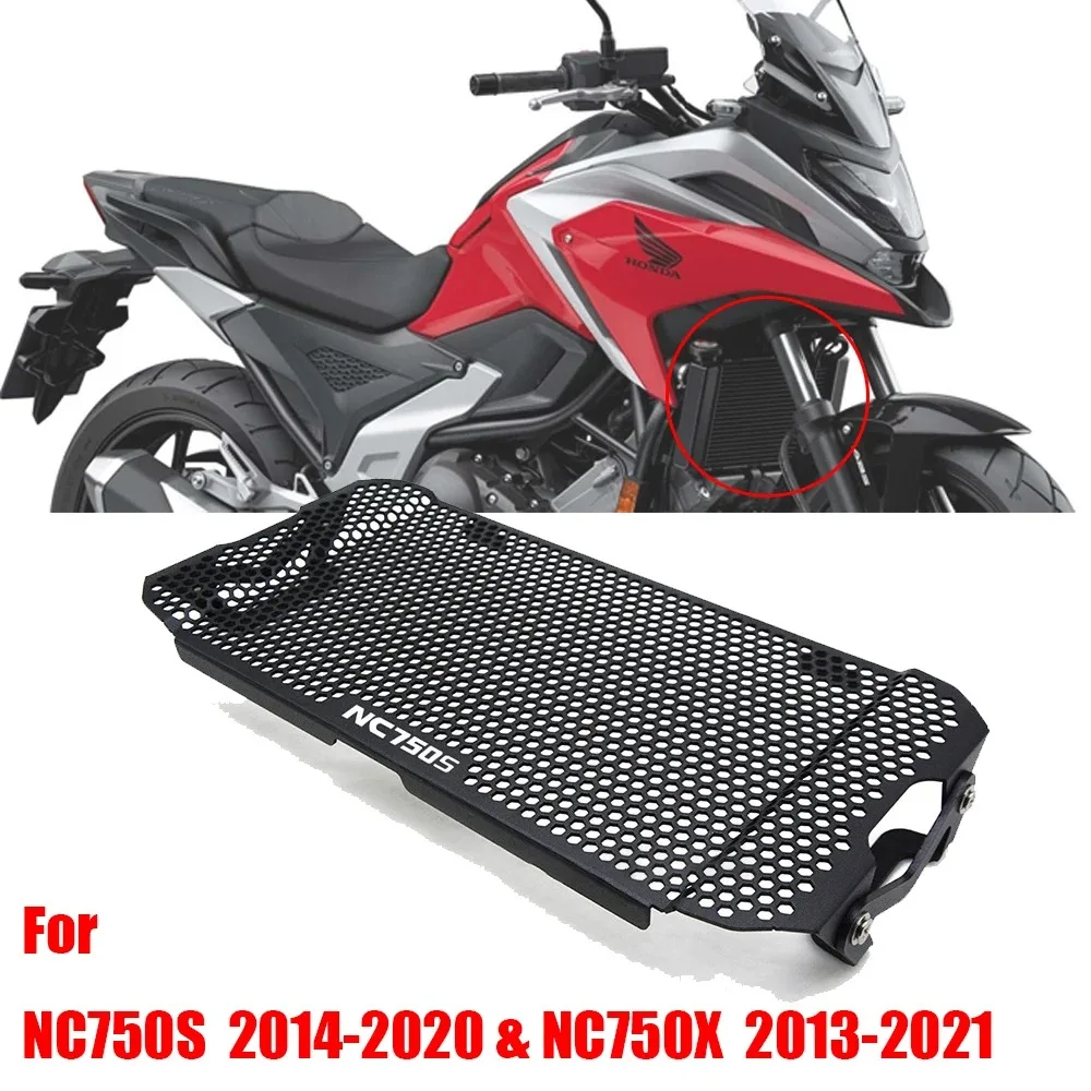 For Honda NC750S NC750X NC700X NC 750S 750X 700X Radiator Guard Shield Water Tank Protector Grille Net Grill Cover Accessories