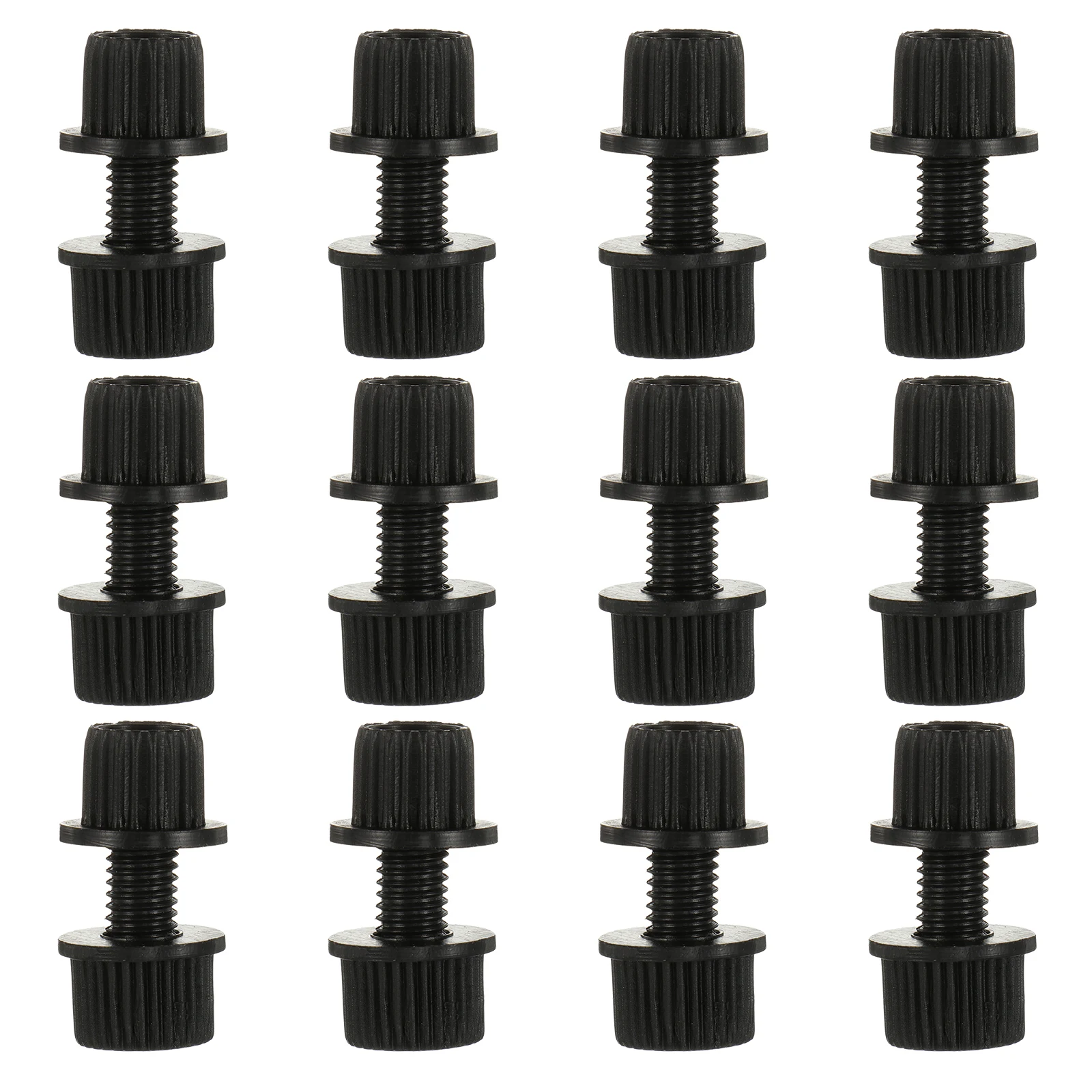 

16Pcs Motorcycle License Plate Nylon Screws Bolts Fastener Frame Holder Secure Mounting Repair Kit License Plate Screws