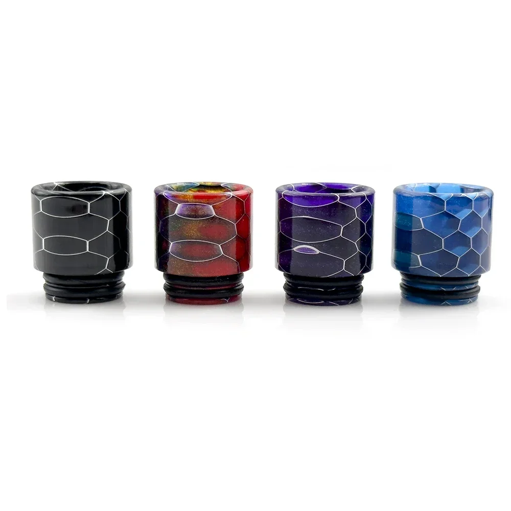 Embouts de goutte à goutte en résine pour placage, embout en peau de serpent pour TFV12 Prince, lapin à fréquence précieuse, accessoires de bricolage, élection, Xy, RTA