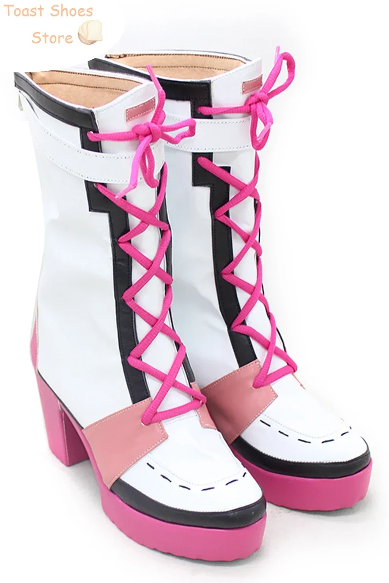 Azusawa Kohane Cosplay Shoes Game Project Sekai Colorful Stage Cosplay Props PU Shoes Halloween Carnival Boots Costume Prop