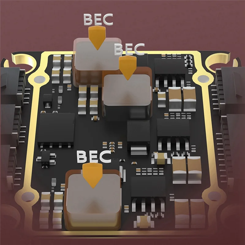 Controlador de vuelo H7 PRO Carcasa de aluminio CNC, 4-12S, BEC multicanal Ideal para drones RC FPV