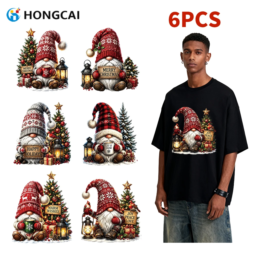 conjunto-de-6-pecas-de-design-de-transferencia-termica-dwarf-squad-letreiro-feliz-natal-flexivel-e-resistente-a-rachaduras-em-misturas-de-elastano