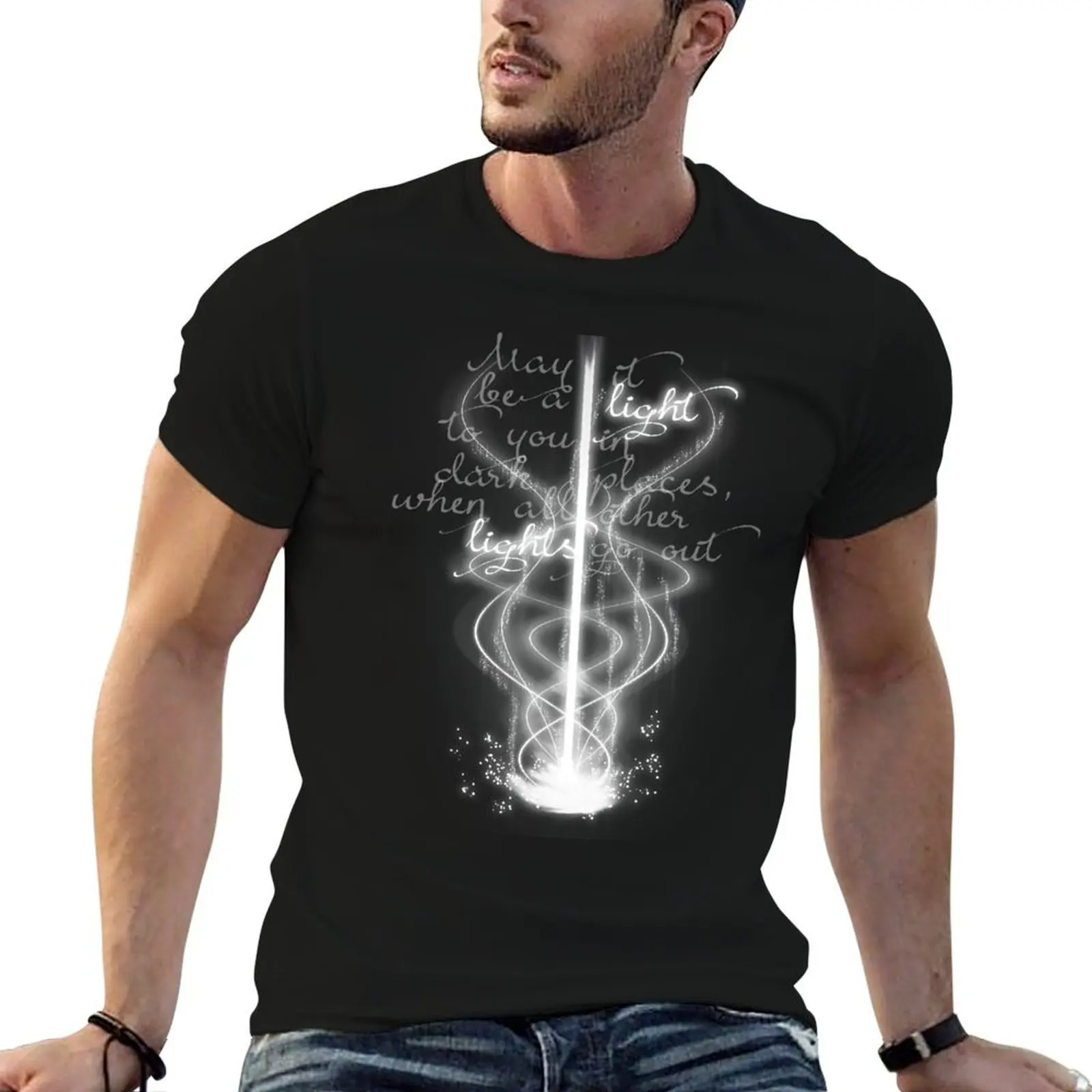 

May it be a light... T-Shirt man t shirt cotton t shirt man luxury anime t shirts for man T-shirt