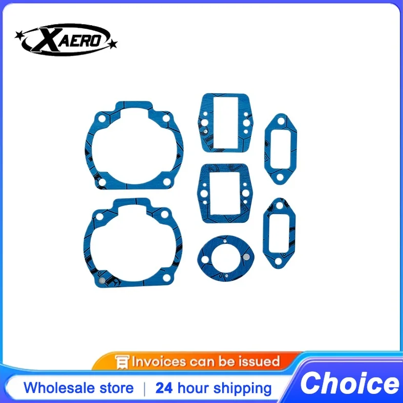 DLE120 Gasket Kit Full Set 10PCS Engine Gaskets for DLE120 Engine, High Temp Resistant, CNC Precision Fit Durable Sealing Washer
