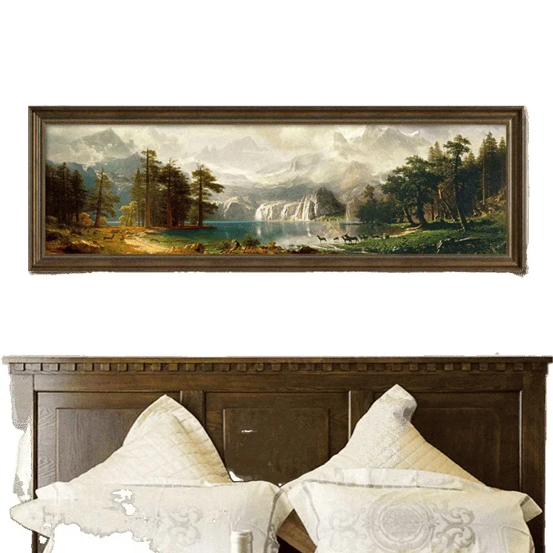 

Bedroom decoration paintings, American bedside paintings, European living room murals