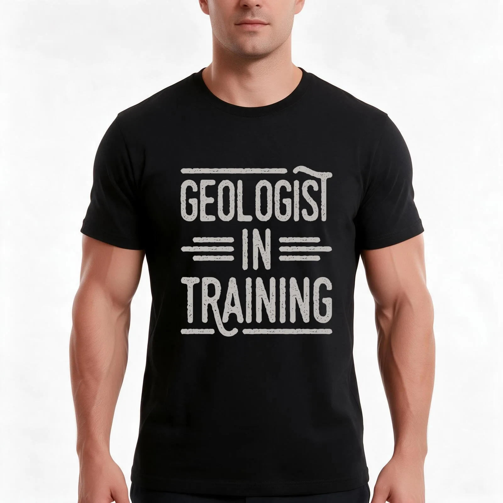 Geologist in Training Geology Lover T-Shirt, Summer Casual Cotton Tee, Oversized Streetwear Tops, Vintage Graphic Print