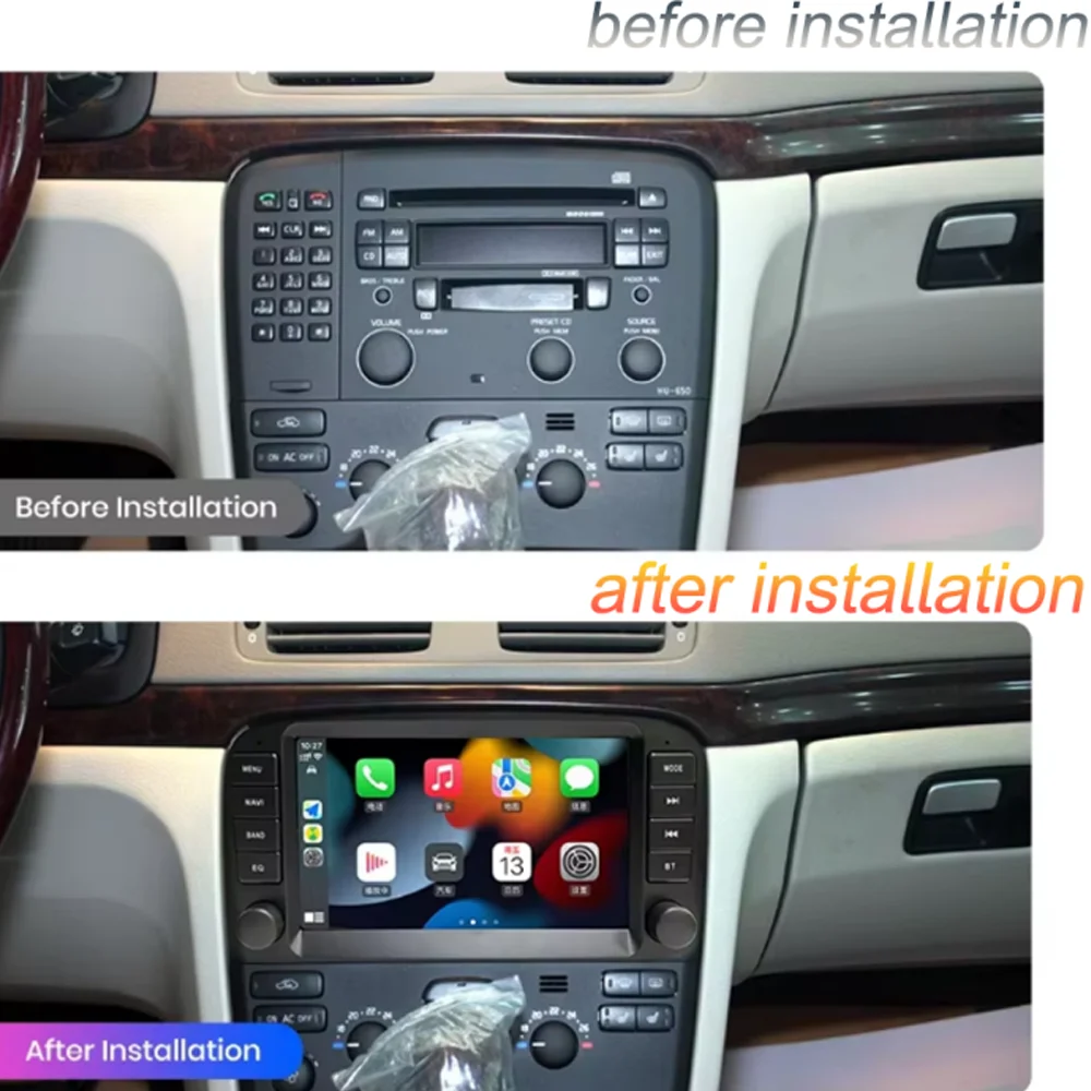 WIFI 4G  For Volvo S80 1998-2006 Andorid 13 Multimedia Video Players Wireless CarPlay Navigation Bluetooth 8