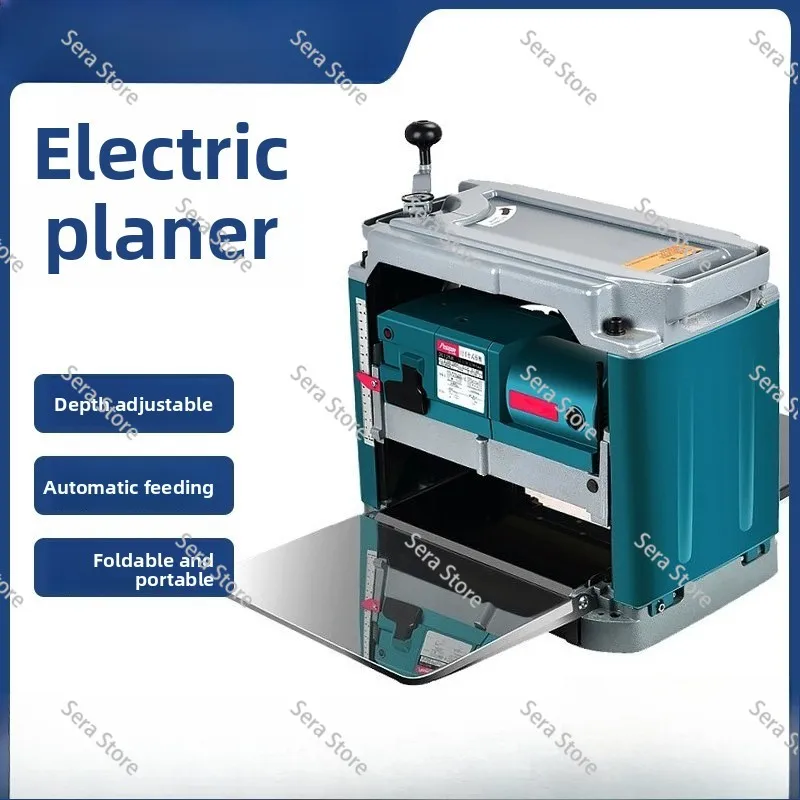 1850W Multifunctional Automatic Desktop Planer with Blades, Parts & Accessories for Woodworking