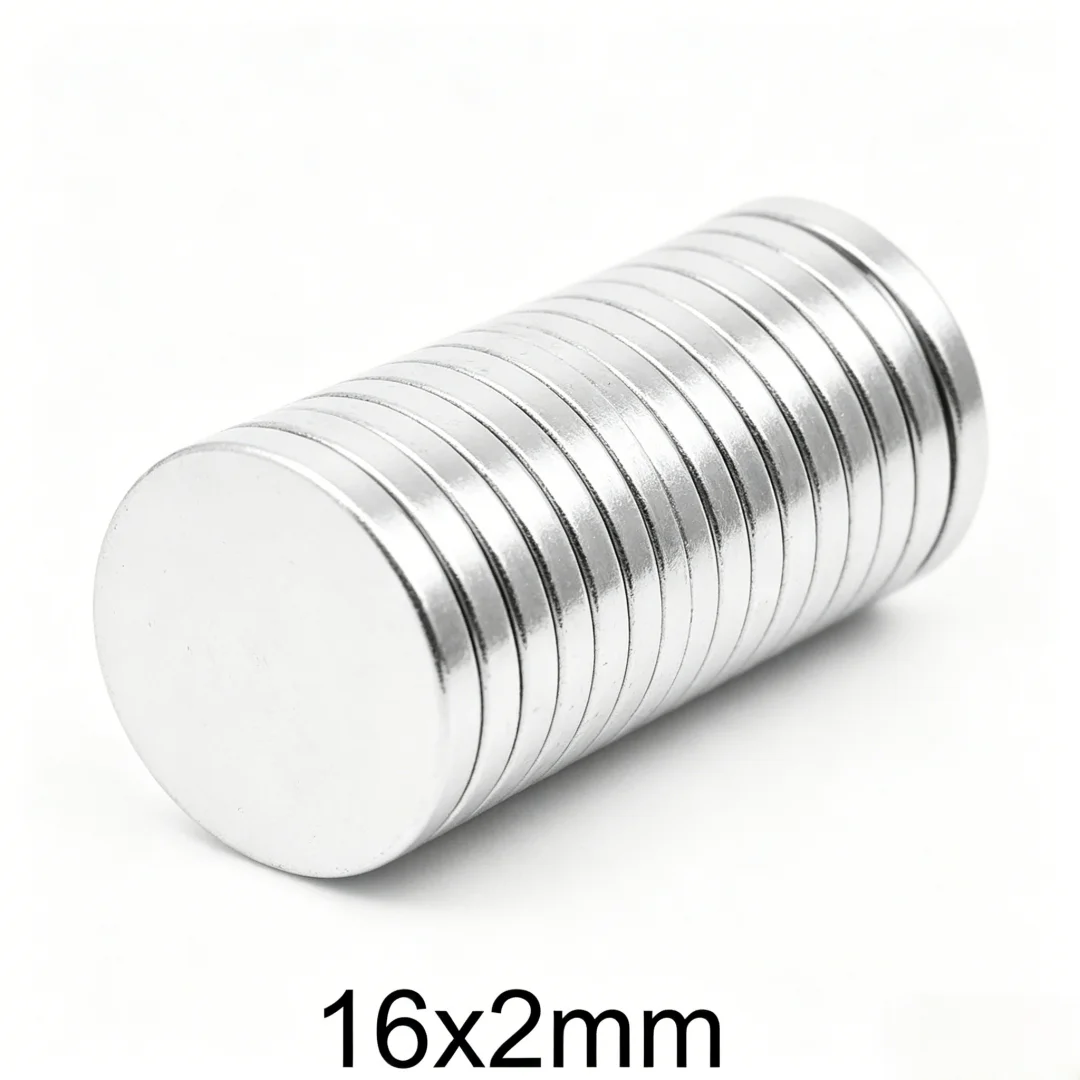 16x2mm Small Round Strong Magnet 16mmxmm For Home Refrigerators, Offices DIY 16*2 mm 16x2