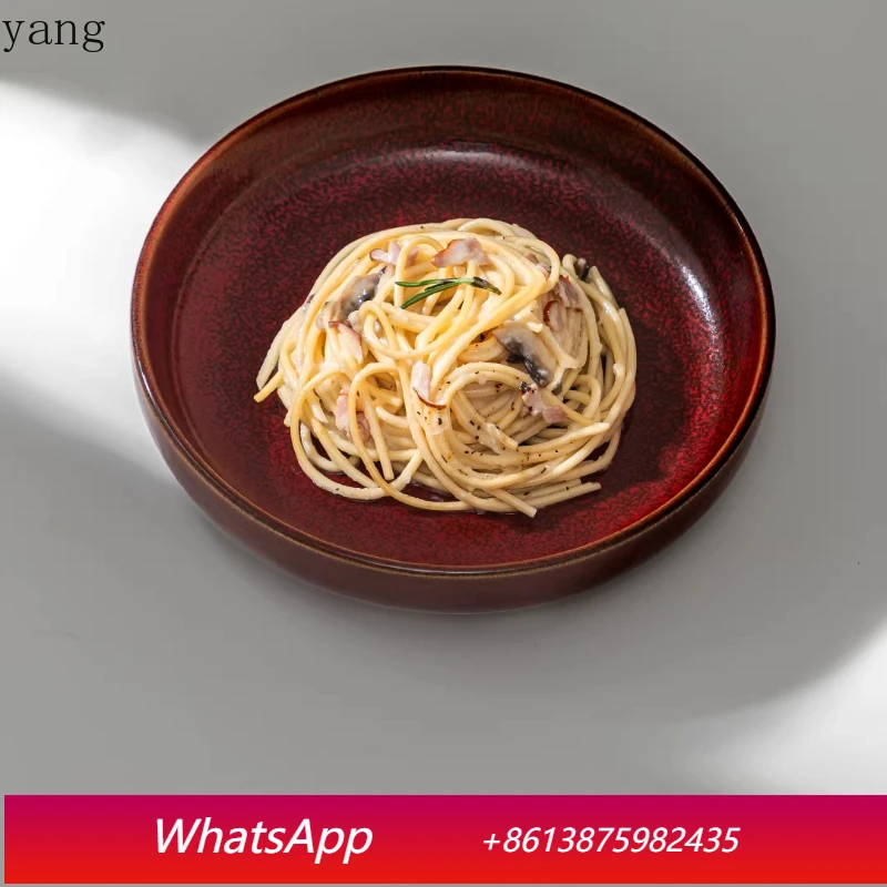 

LMM household dishes, good-looking plates, high temperature resistant underglaze tableware