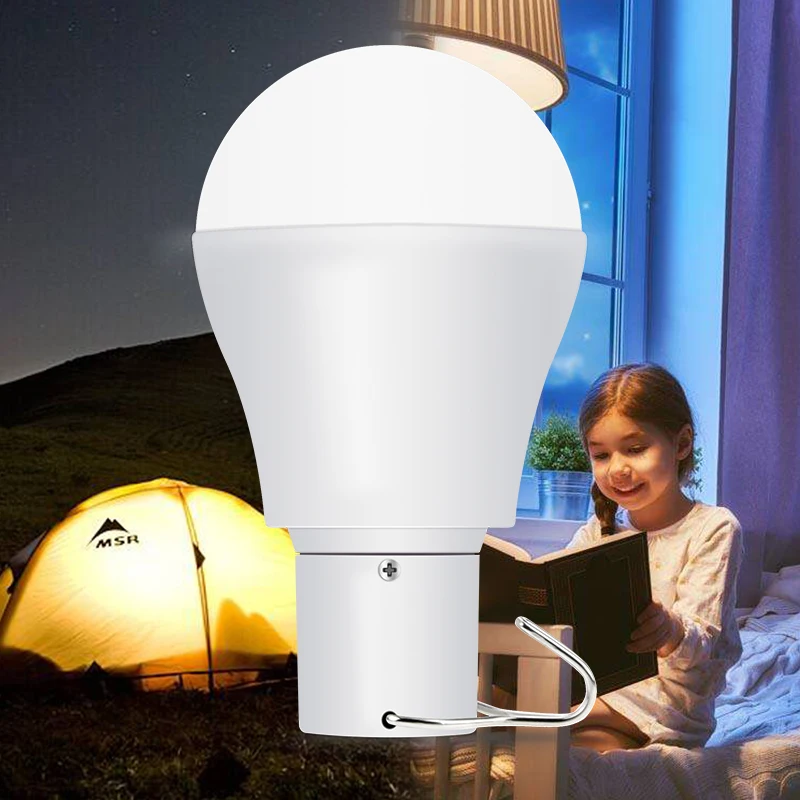 

Solar Light LED Outdoor Camping Portable Bulb 15W Camping Lamp LED Solar Energy Ampoule Rechargeable Hanging Light Garden Bulb