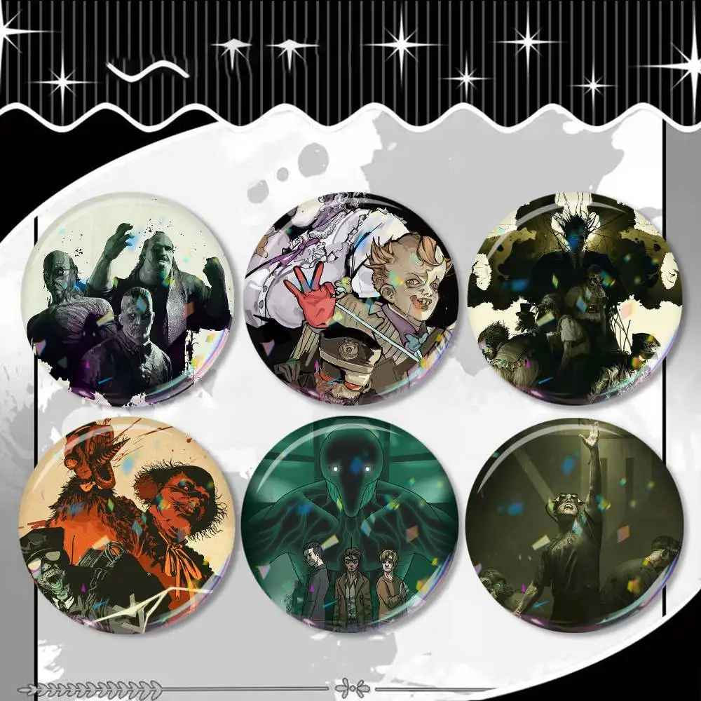 Game The O-Outlast T-Trials Badge 25 32 44 58 75 mm Round Fans Collect Friends Gifts Brooch Souvenir
