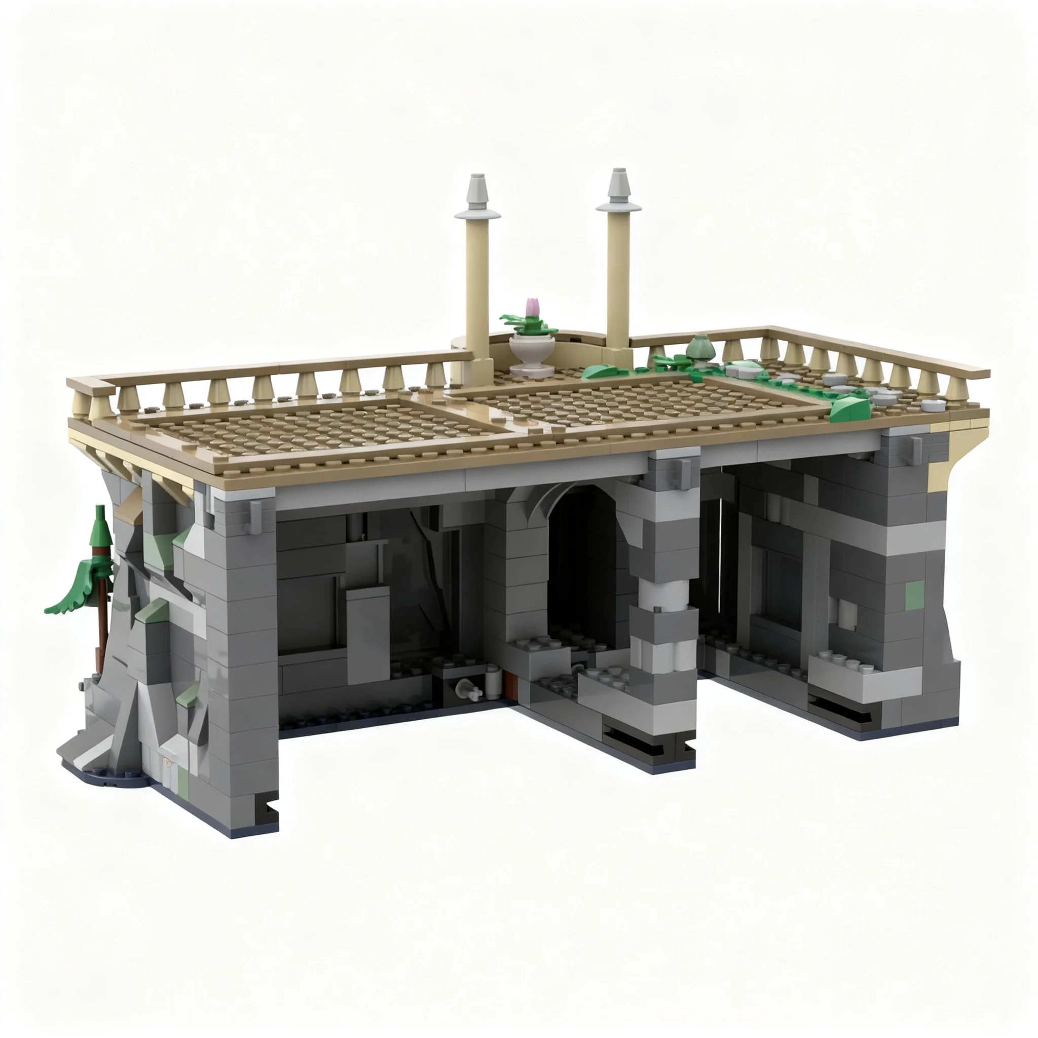 533pcs MOC Magic Castle Herbology Base School Model Building Blocks Architecture Toys Birthday Gifts Assemble DIY Idea Creative