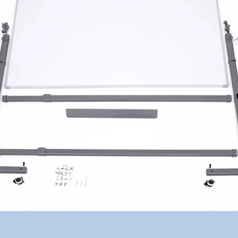 Whiteboard writing board bracket movable magnetic writing board