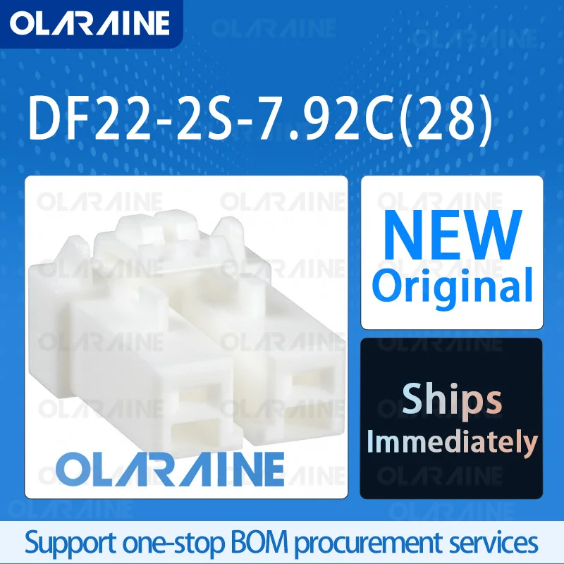 

50/200/500Pcs DF22-2S-7.92C(28) 100% brand new and original IC chip Power to board 2 Position 1 kV