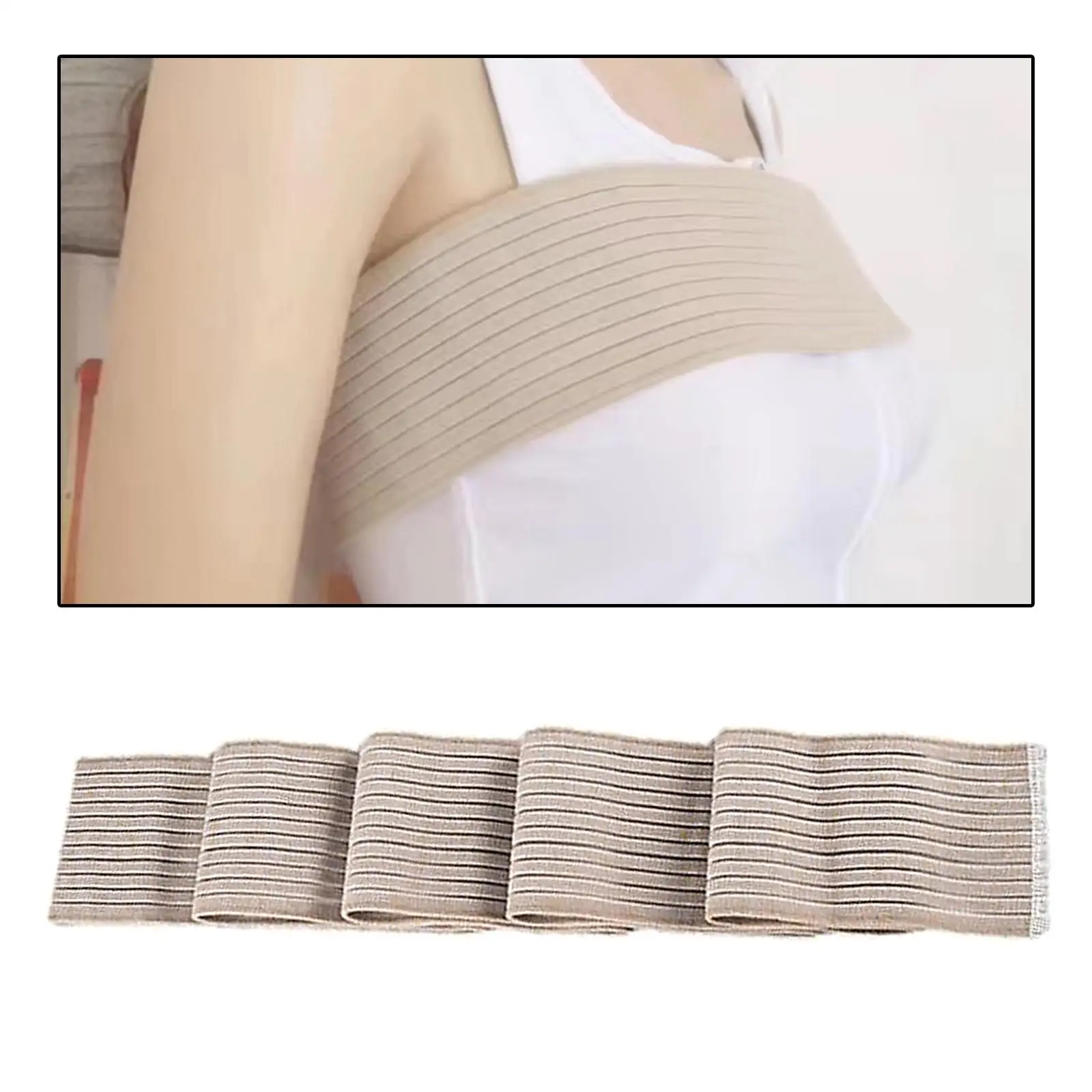 Women Breast Compression Band Adult Breast Support Wrap Breast Stabilizer Strap for Exercise Workout Jumping Rope Yoga Fitness