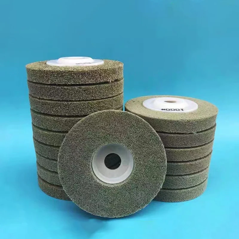 100mm Aperture16mm Nylon Resin Polishing Wheel 60~1500 Grit Fiber Grinding Wheel Marble Granite Glass Stone Metal Grinding Disc